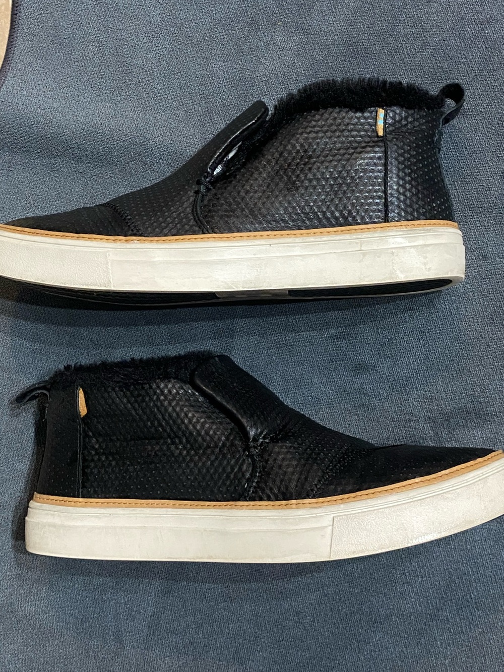 Toms Slip-On Sneakers with Shearling Trim